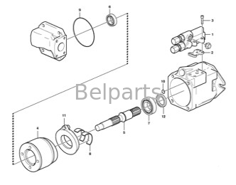 VOE 15043827 Części do koparek Elektroniczny zawór sterujący A35E A40E EW160D L110G MT2000 SD115