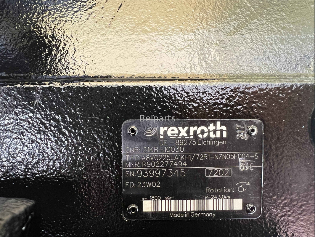 Oryginalny nowy koparz R505LVS Hydrauliczna pompa A8V0225LA1KH1 dla Rexroth R902277494 pompa tłokowa