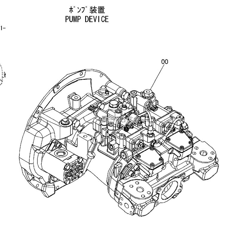 ZX200-3 ZX210-3 ZX230-3 ZX240-3 ZX250-3 Główna pompa hydrauliczna dla części zamiennych koparek Hitachi 9262319 9262320 9191165 9195236 9256125 9257348 HPV118 Pompa tłokowa
