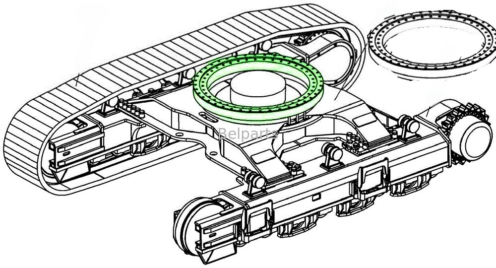 EX300-3 łożysk przesuwny do części zamiennych koparek Hitachi 9112188