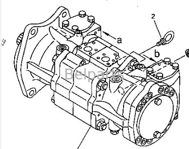 Pompy hydrauliczne do PC650-3 PC650LC-3 PC650SE-3 KOMATSU Części hydrauliczne do koparek 708-25-01011 708-25-01010 708-25-01031 Oryginalna główna pompa tłokowa