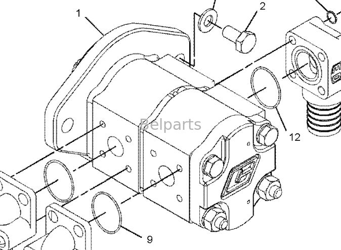 Hydrauliczna pompa główna CAT 300.9D do części naprawczych koparek 372-5999 448-4184
