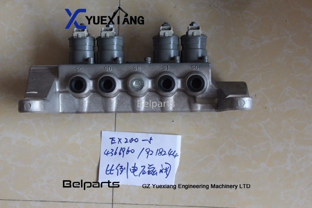 Części zamienne do koparek 4366960 Zawór elektromagnetyczny 9218244 EX200-5 EX200-3 EX200-2 EX200-1