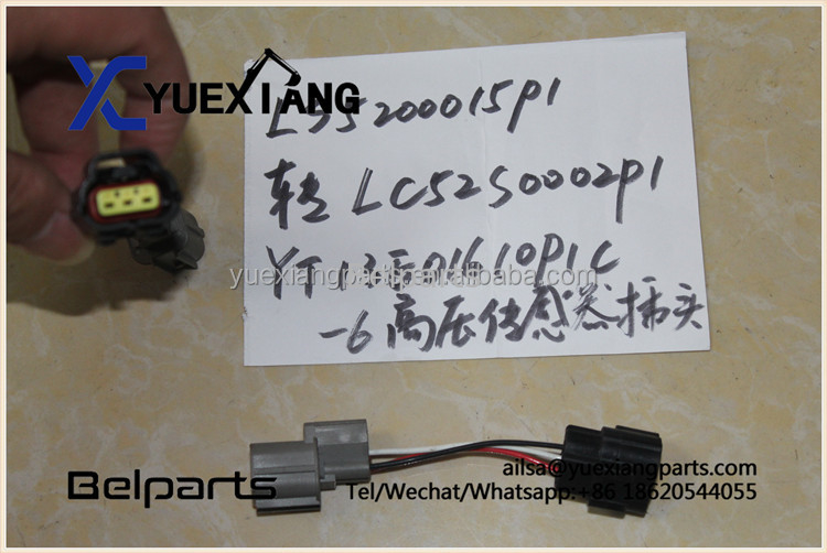 Części zamienne do koparek Belparts LS5200015P1 LC52S0002P1 Wtyczka czujnika wysokiego ciśnienia YT13E01610P1C-6