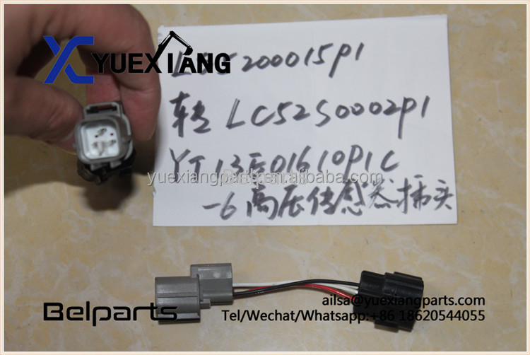 Części zamienne do koparek Belparts LS5200015P1 LC52S0002P1 Wtyczka czujnika wysokiego ciśnienia YT13E01610P1C-6