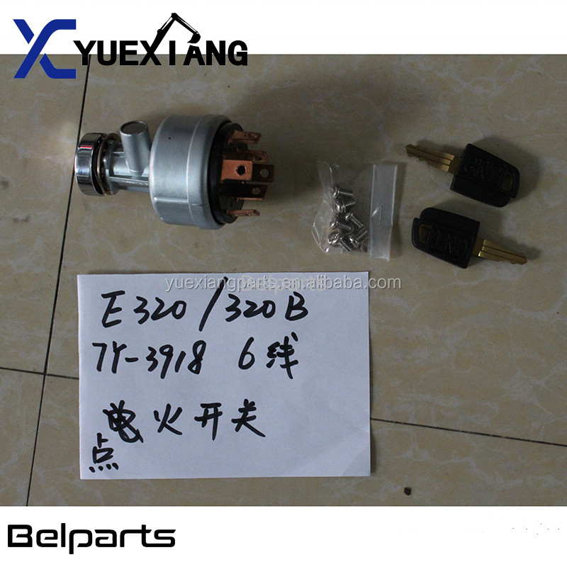 Koparka Belparts 307 308C 312 320 320C Elektryczny 6 linii Grupa przełączników Rozruch cieplny E320B E320C 7Y-3918 Rozrusznik zapłonu