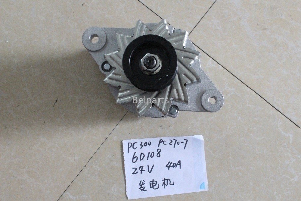 Części do koparek Belparts PC300-6 PC270-7 PC300-5 PC300-7 Alternator silnika 6D108 600-821-6160 0-33000-6511 Generator