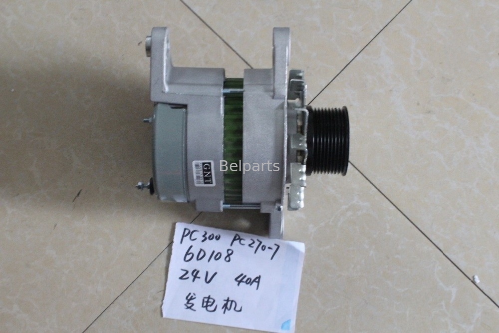 Części do koparek Belparts PC300-6 PC270-7 PC300-5 PC300-7 Alternator silnika 6D108 600-821-6160 0-33000-6511 Generator