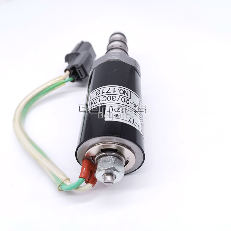 Małe części do koparek hydraulicznych SK200-5 12A-101 12A-111 G24D12 G24Y12 Zawór elektromagnetyczny pompy głównej